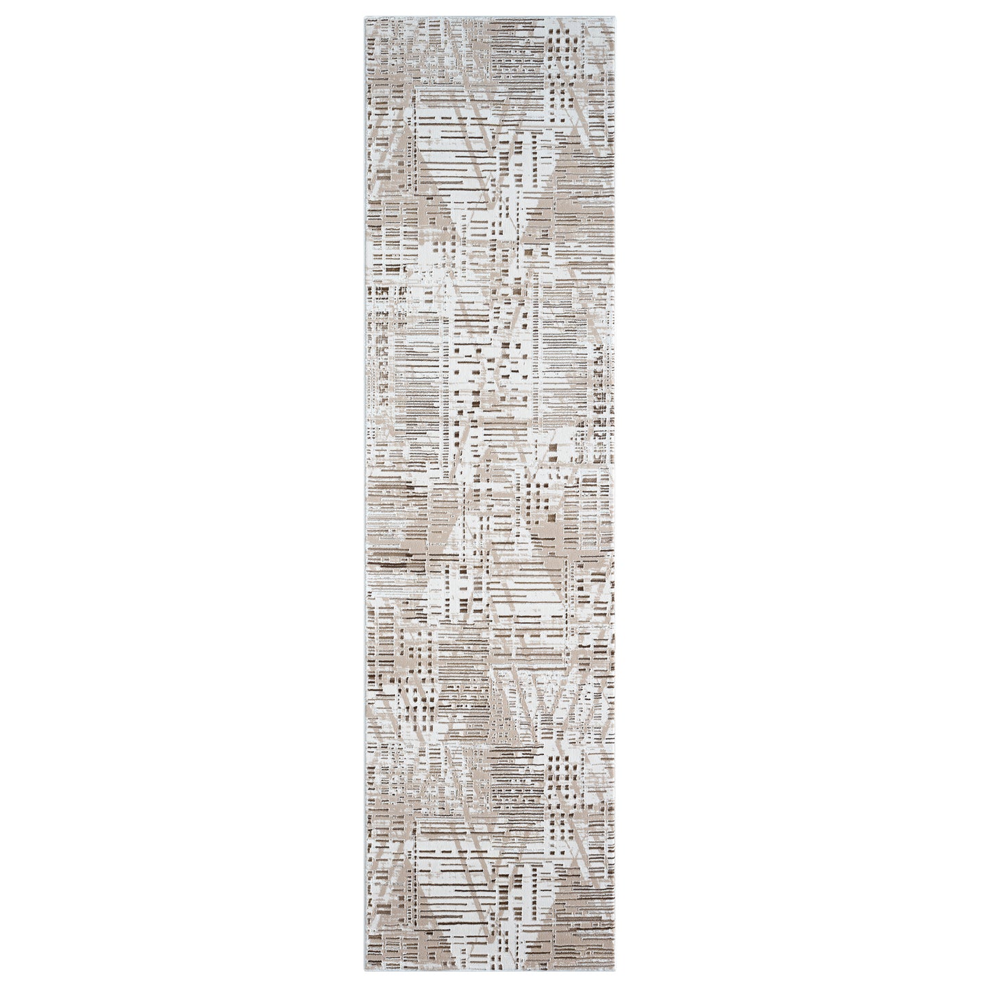 Grande Jacquard Rug - Taupe - 240x330 - Cosy Abode
