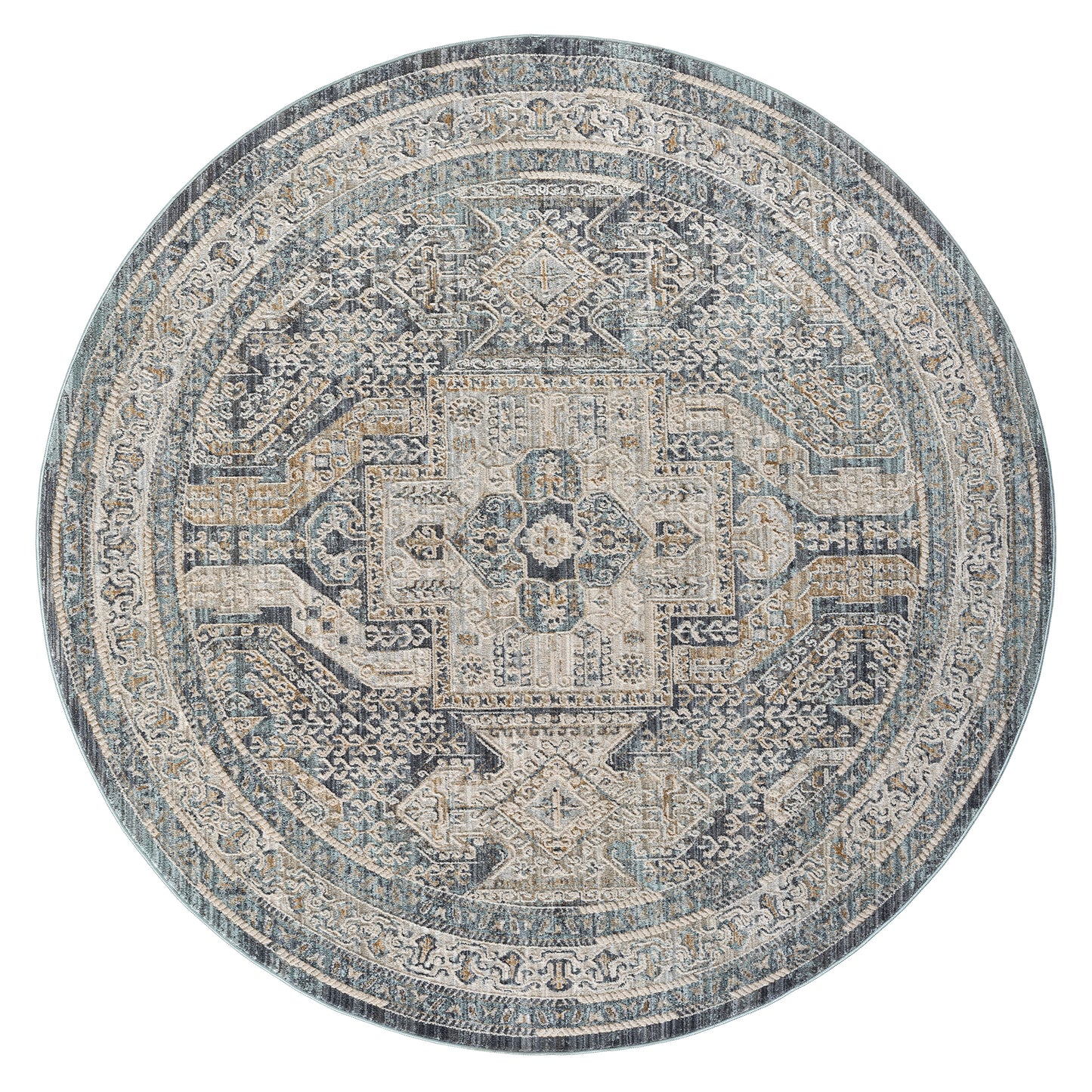 Aubre Contemporary Area Rug - Charcoal - 300x400 - Cosy Abode