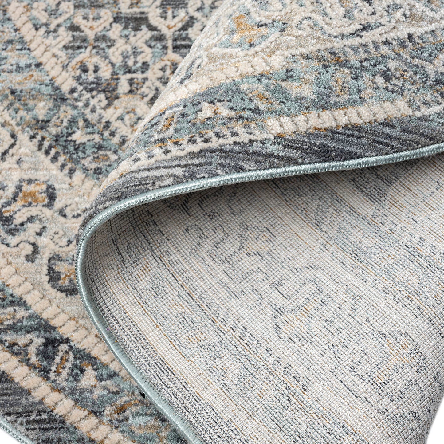 Aubre Contemporary Area Rug - Charcoal - 300x400 - Cosy Abode