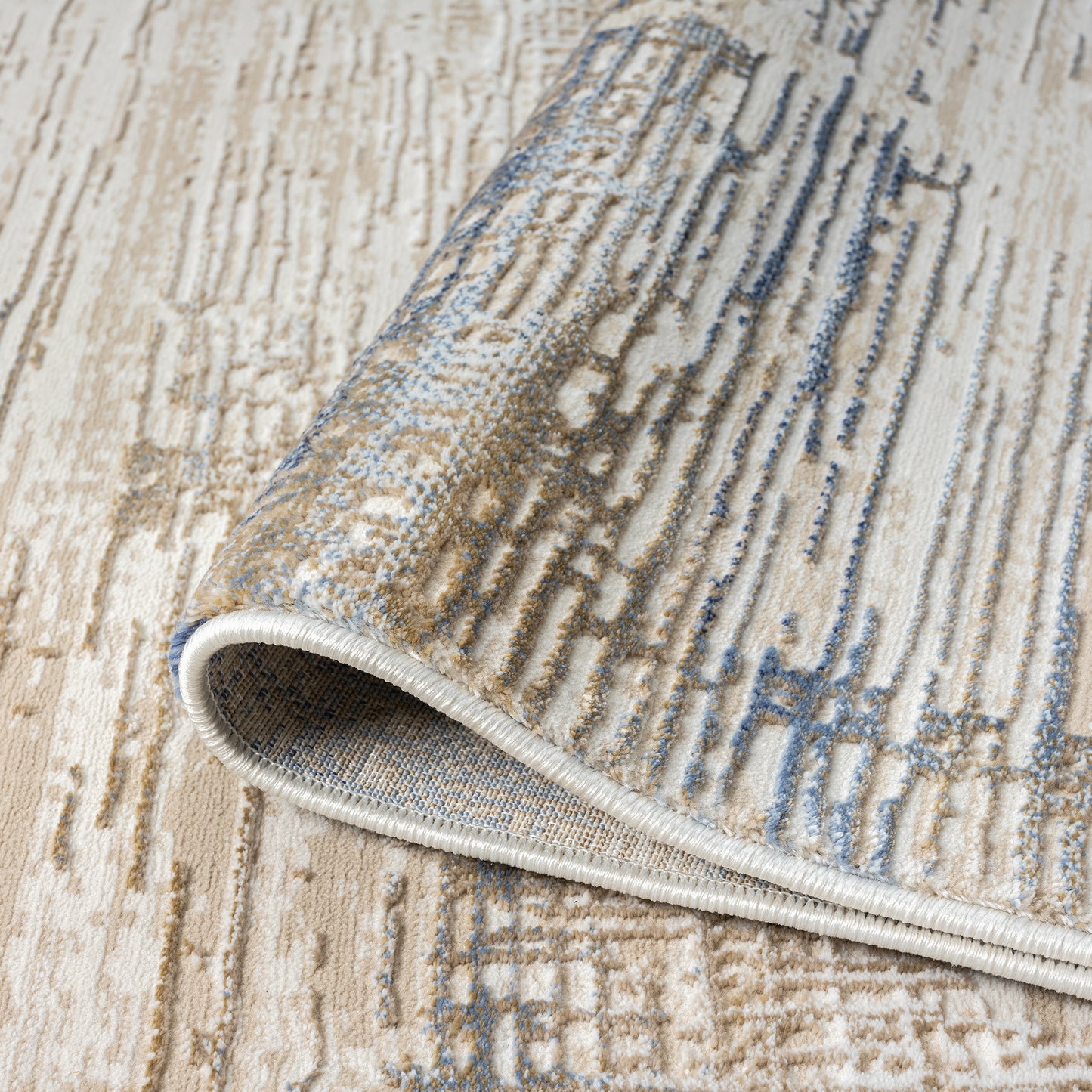 Grande Jacquard Rug - Stone - 80x150 - Cosy Abode