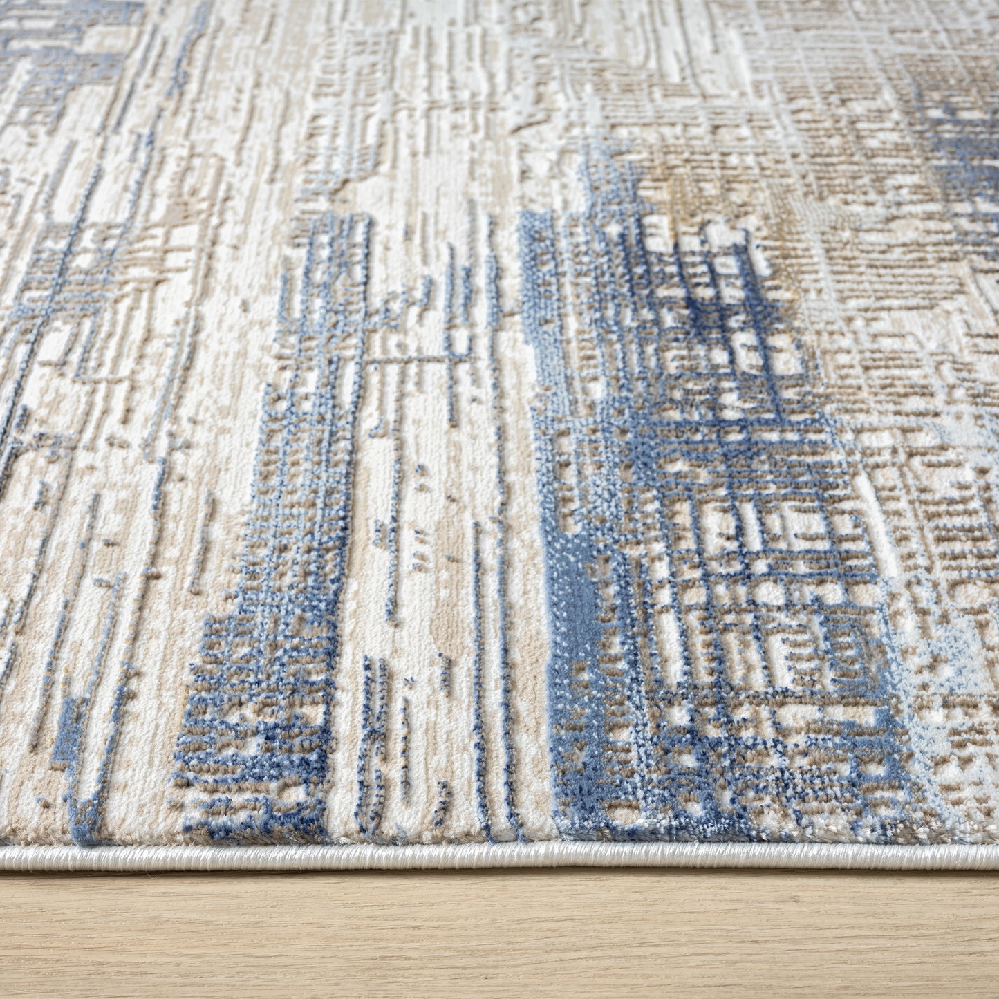 Grande Jacquard Rug - Stone - 80x150 - Cosy Abode
