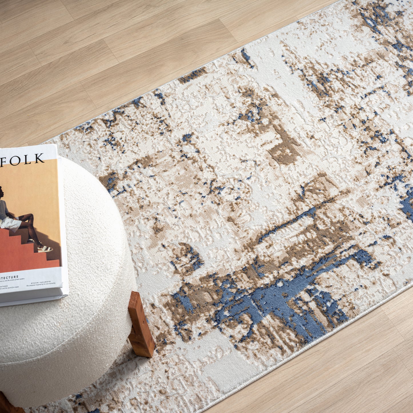 Grande Jacquard Rug - Arctic - 80x150 - Cosy Abode