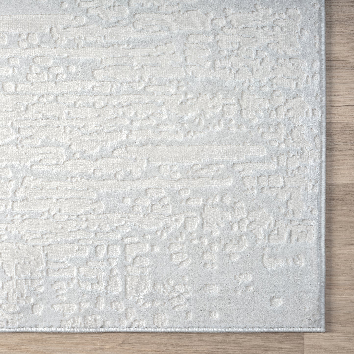 Grande Jacquard Rug - Pearl - 80x150 - Cosy Abode