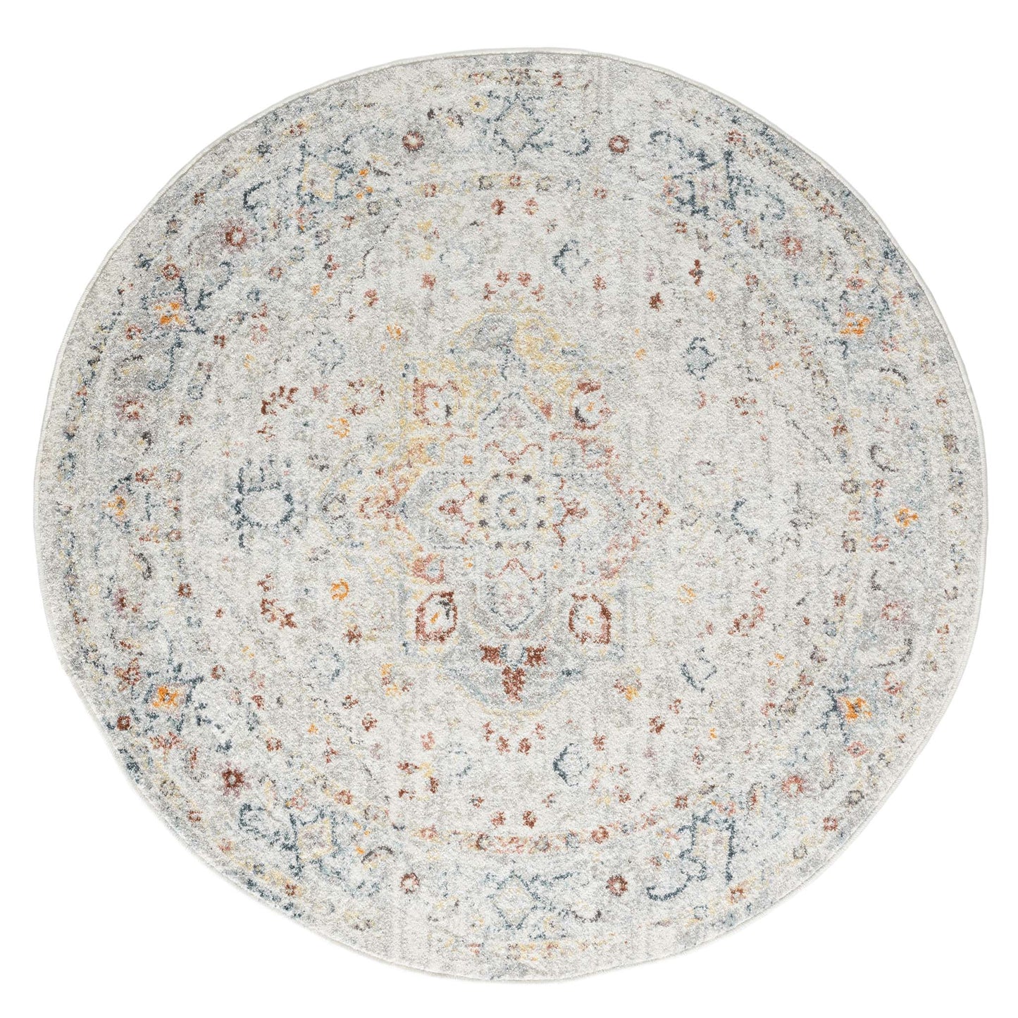 Ornate Persian Vintage Rug - Cream - 80x150 - Cosy Abode