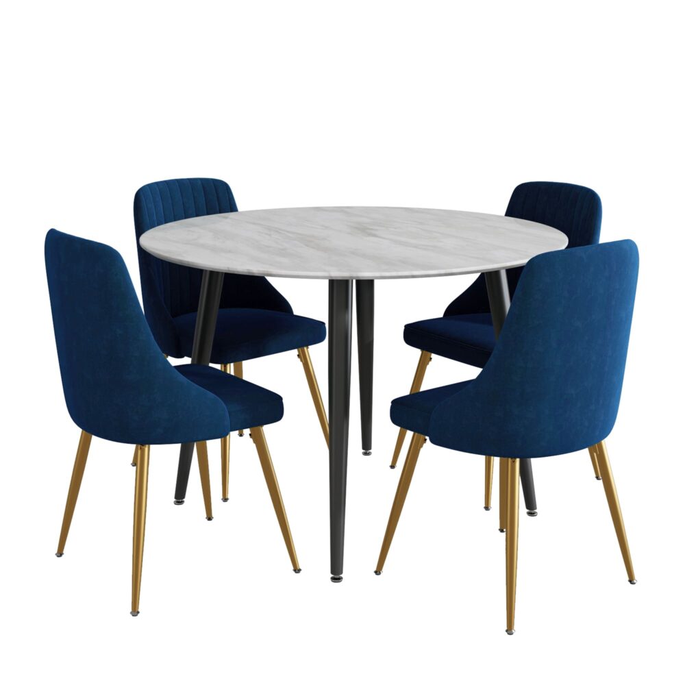 Ocean Velvet Breakfast & Dining Set - Cosy Abode