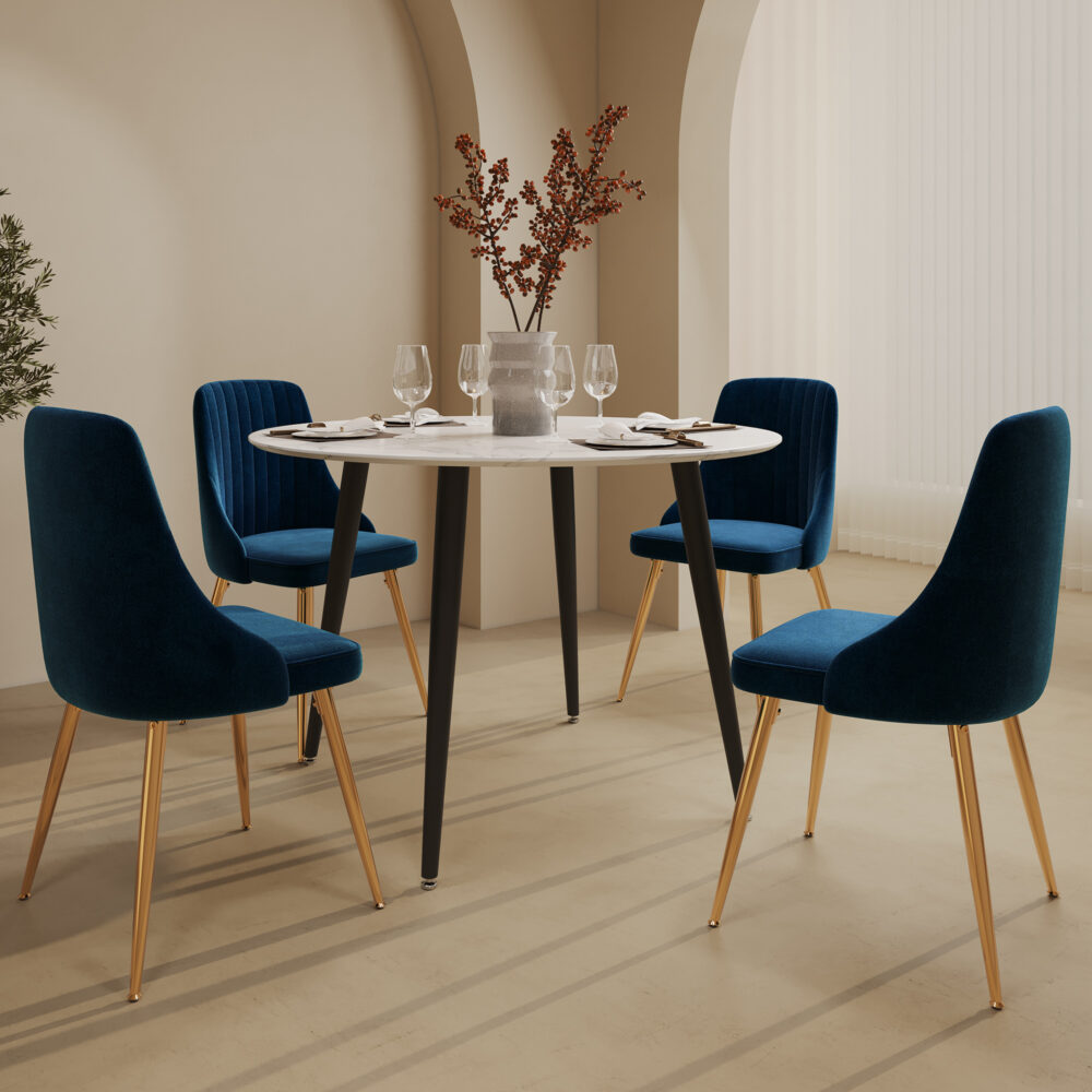 Ocean Velvet Breakfast & Dining Set - Cosy Abode