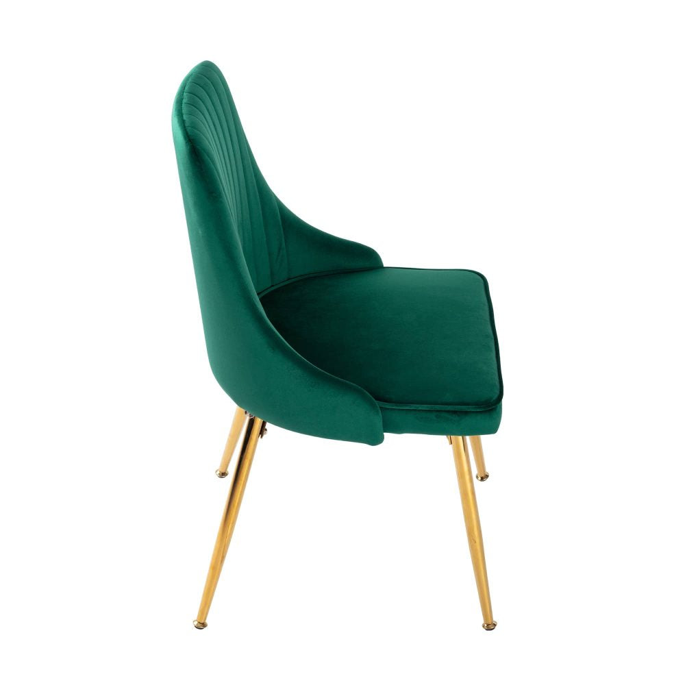 The Velvet Marble Table and Chair Set - Cosy Abode