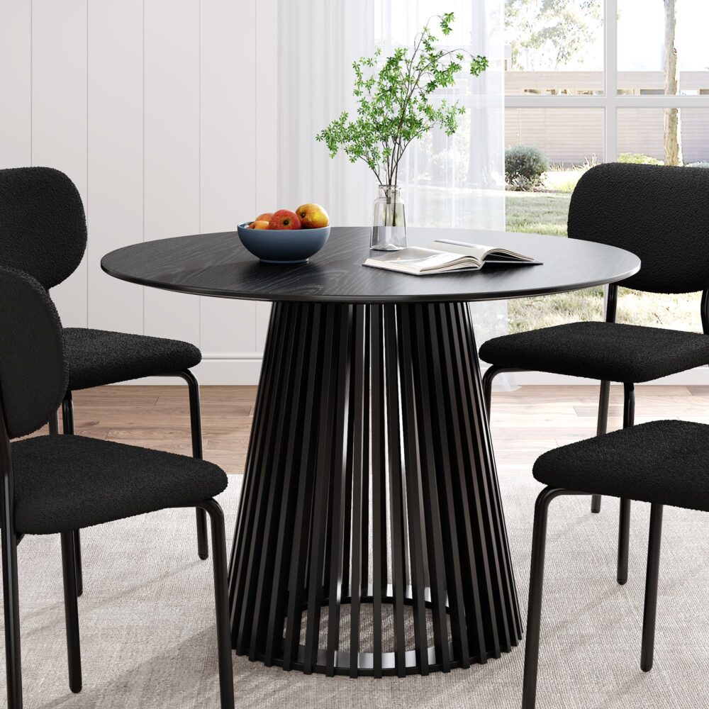 Palmer Sleek Silhouette Dining Table - Cosy Abode