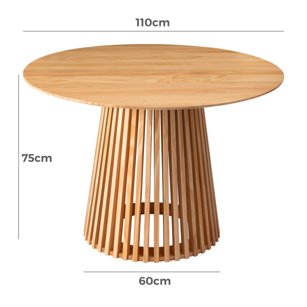 Palmer Natural Dining Table - Cosy Abode