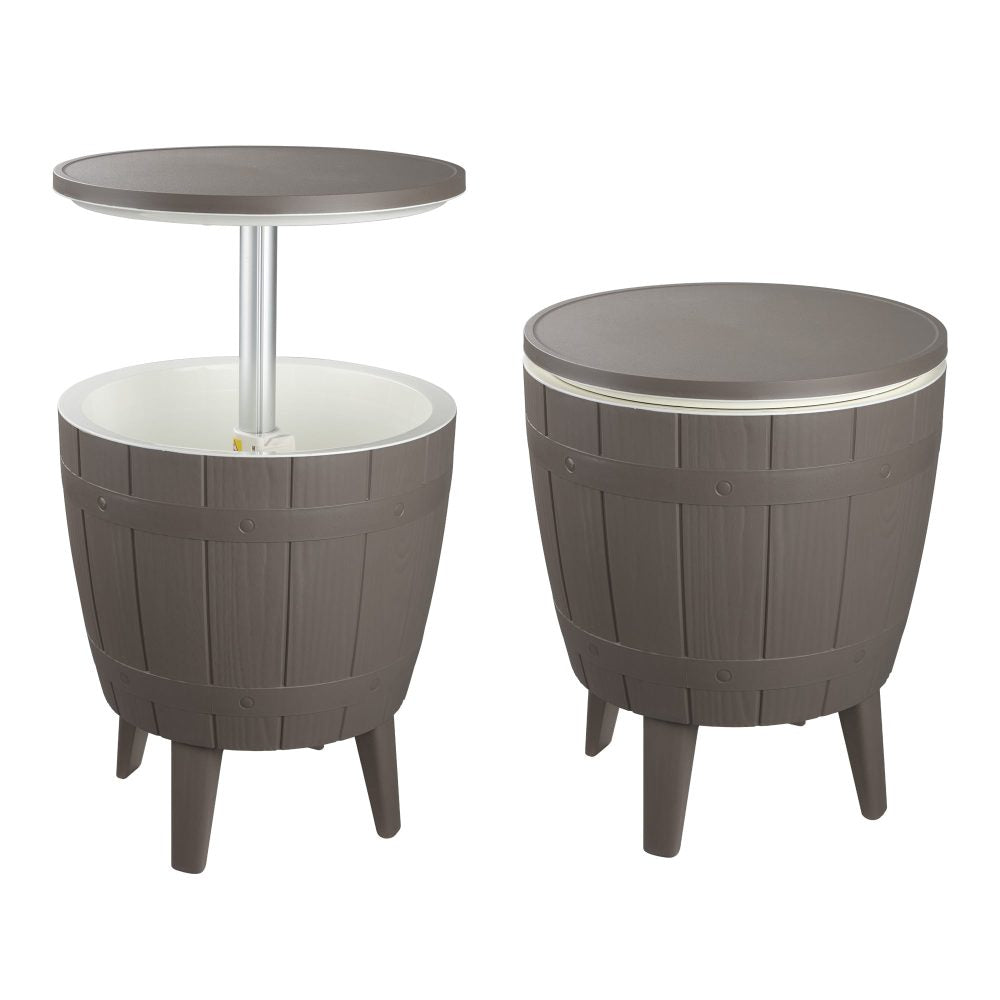 Taupe Cooler Table - Cosy Abode