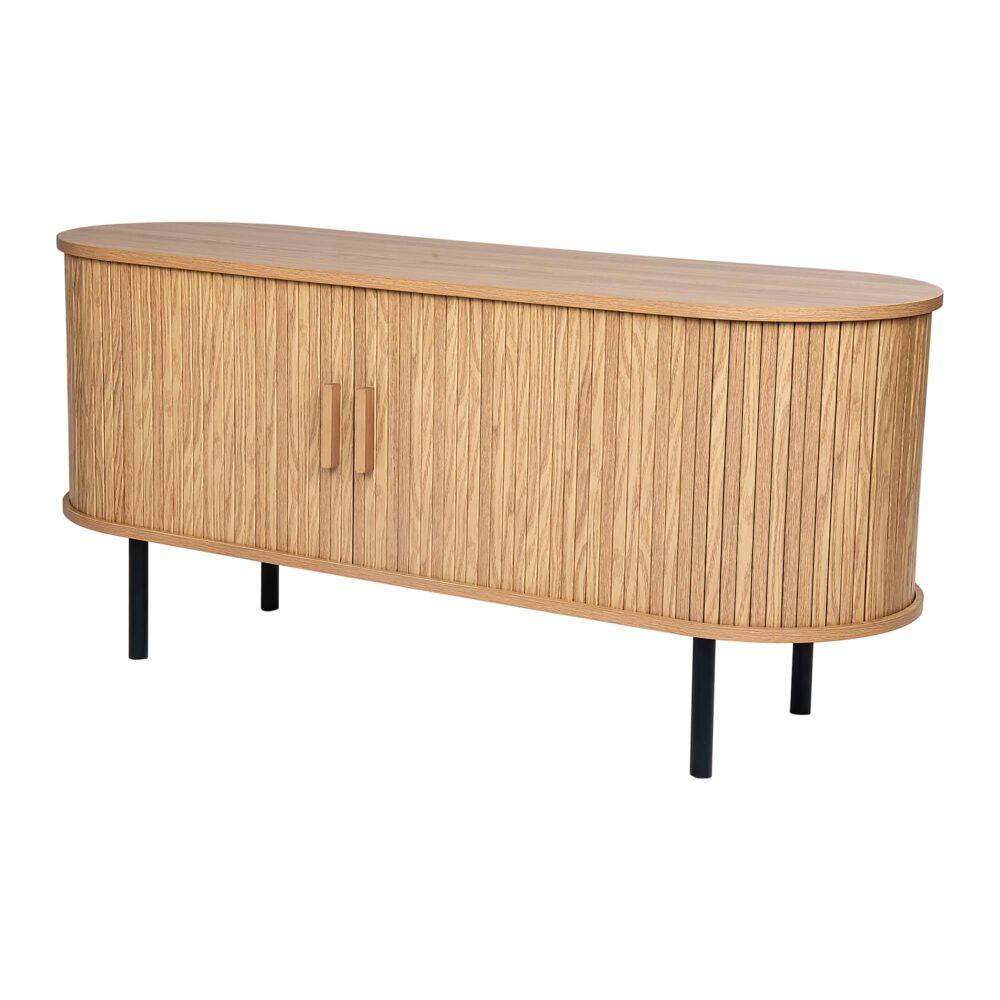 Ripple Sideboard with Sliding Doors — Earthy Elegance Redefined - Cosy Abode