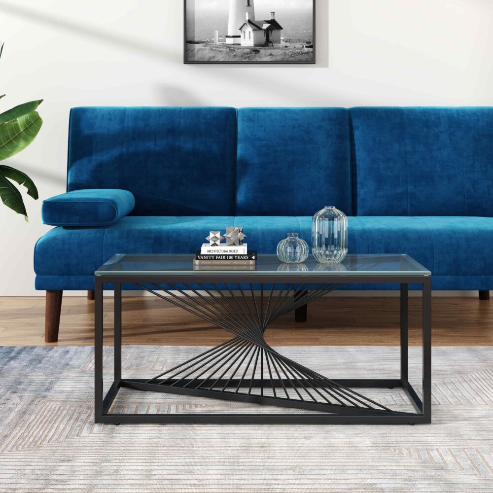 Eleganza Glass Enclave Coffee Table - Cosy Abode