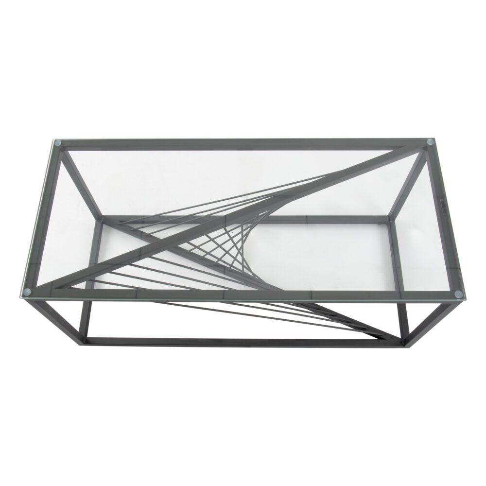 Eleganza Glass Enclave Coffee Table - Cosy Abode