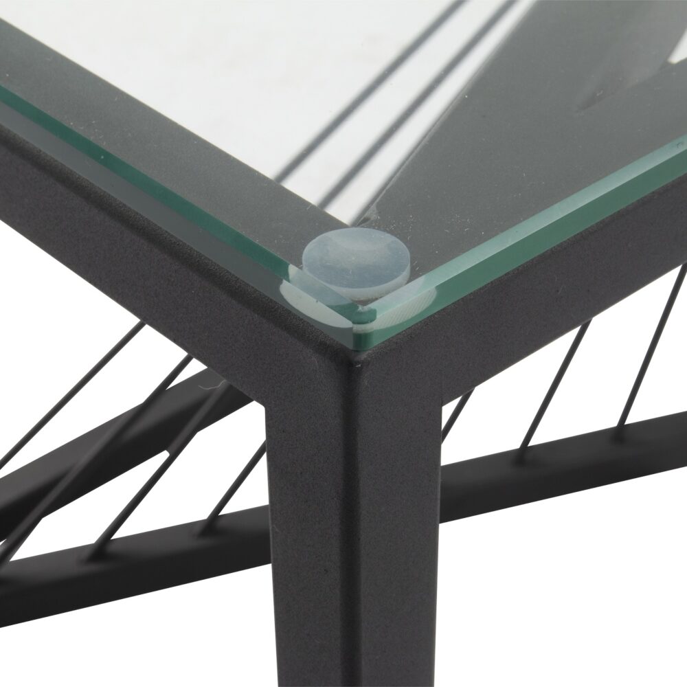 Eleganza Glass Enclave Coffee Table - Cosy Abode