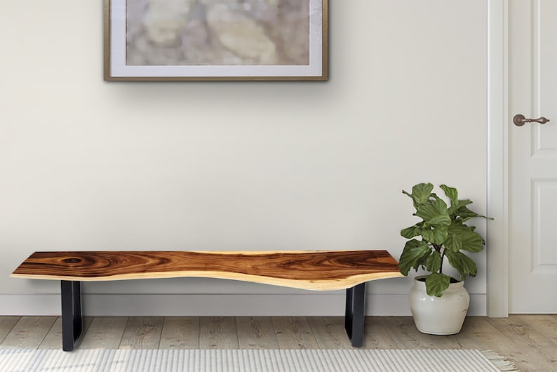 Bench seat or low set console table, hallway table Raintree Wood 1.8 Meter 180cm - Cosy Abode