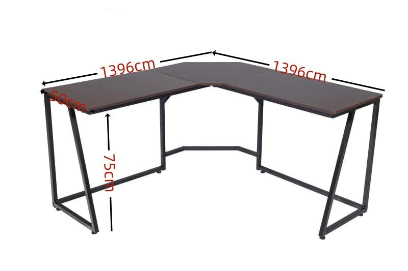 YES4HOMES Corner Computer Desk, Sturdy Home Office Gaming Desk for Laptop, Writing Table, Multipurpose Workstation - Cosy Abode