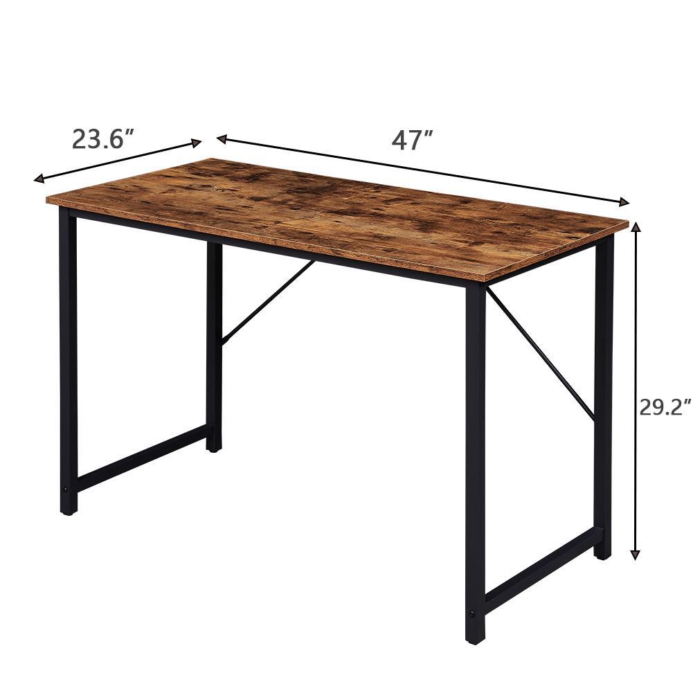 YES4HOMES Computer Desk, Sturdy Home Office Desk for Laptop, Modern Simple Style Writing Table, Multipurpose Workstation - Cosy Abode