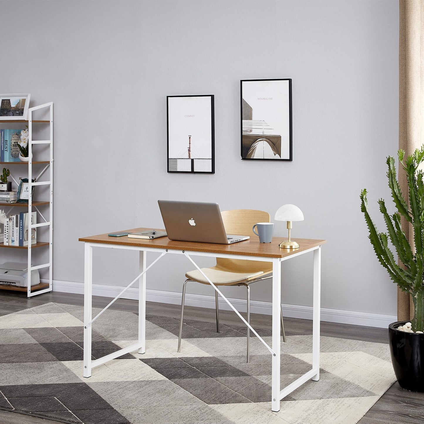 YES4HOMES Computer Desk, Sturdy Home Office Gaming Desk for Laptop, Modern Simple Style Table, Multipurpose Workstation - Cosy Abode