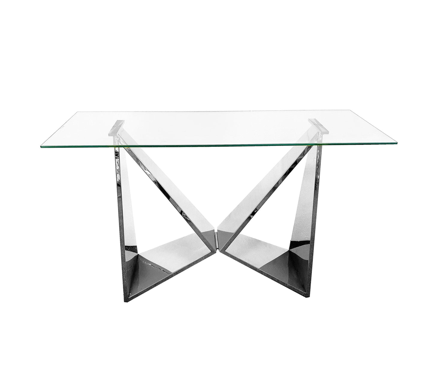 LUXE Silver Console Table - Cosy Abode
