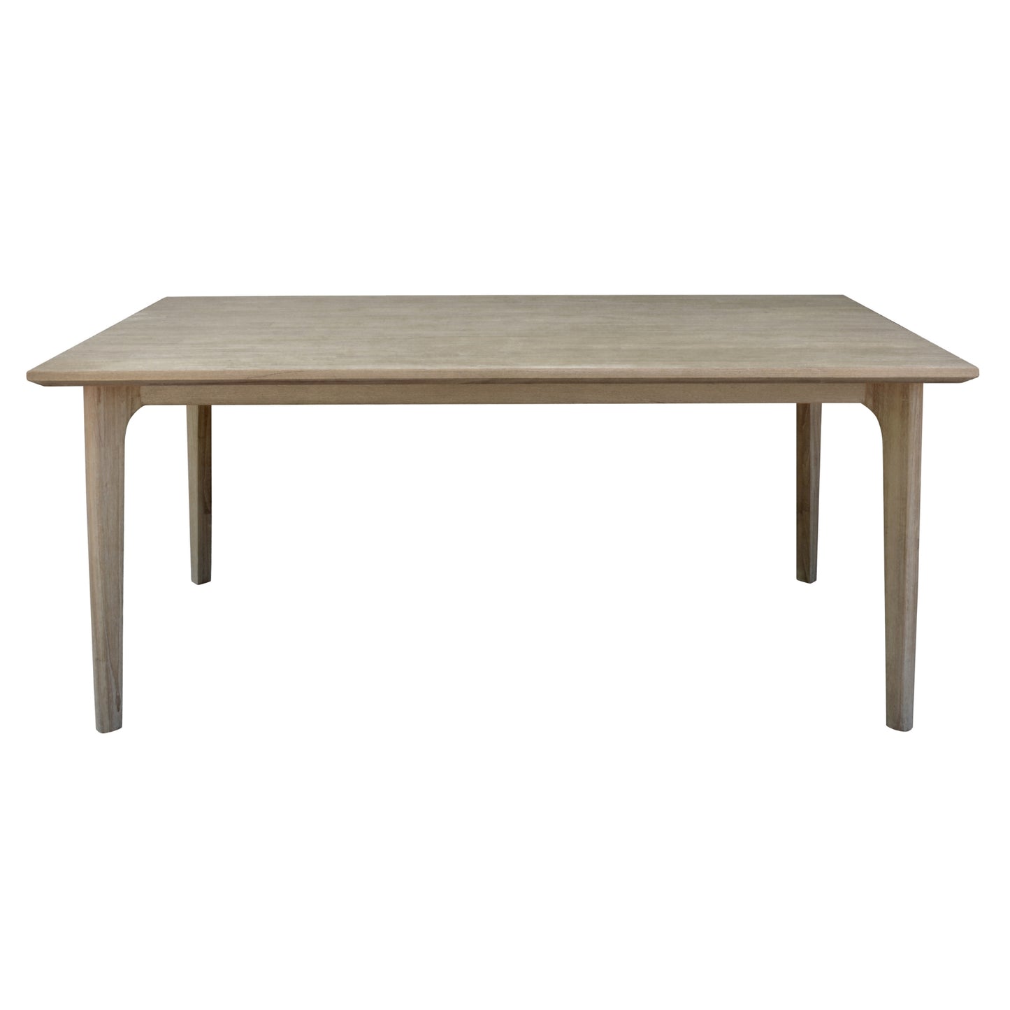 Tyler 7pc 180cm Dining Table Set Fabric Chair Solid Acacia Wood Brushed Smoke - Cosy Abode