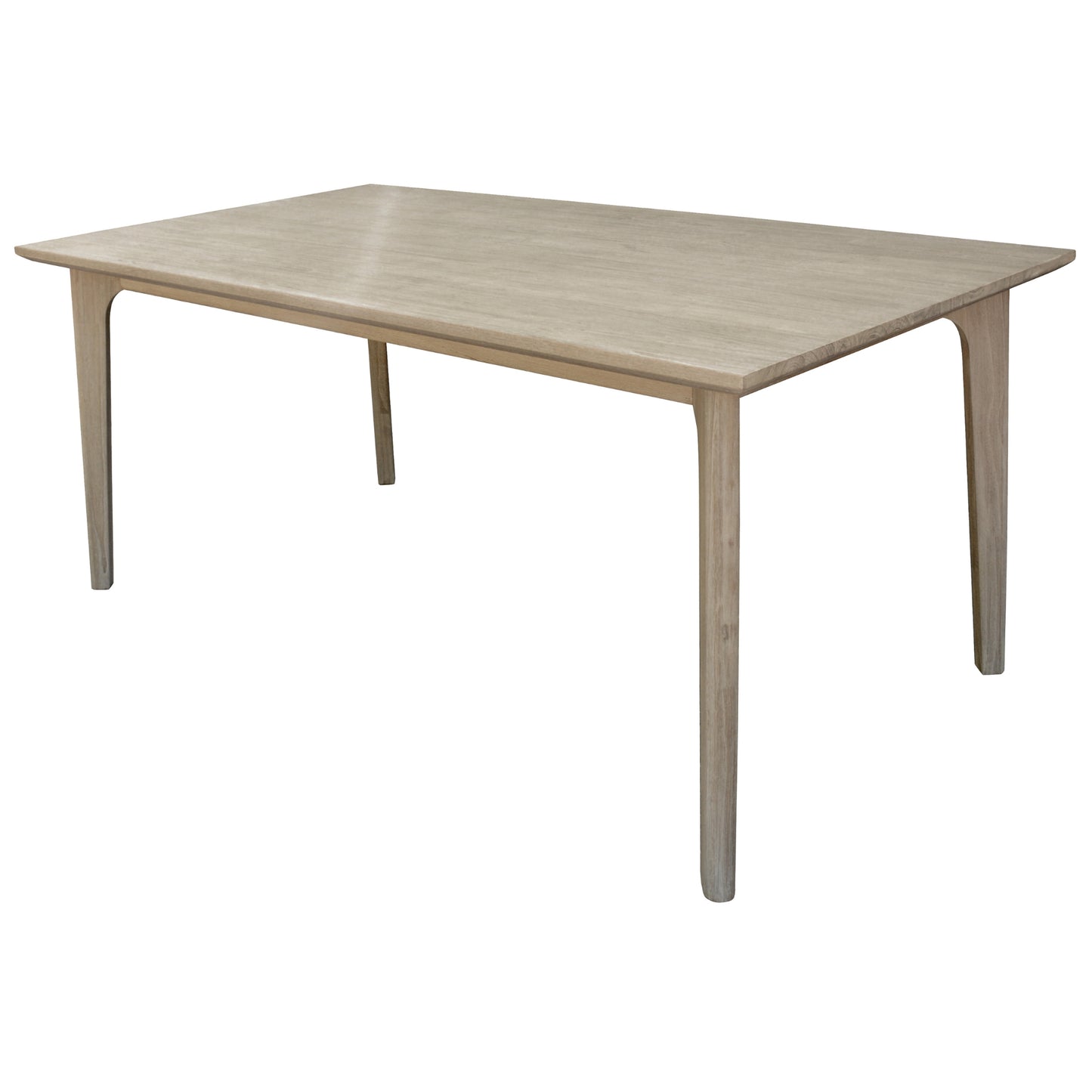 Tyler 7pc 180cm Dining Table Set Fabric Chair Solid Acacia Wood Brushed Smoke - Cosy Abode