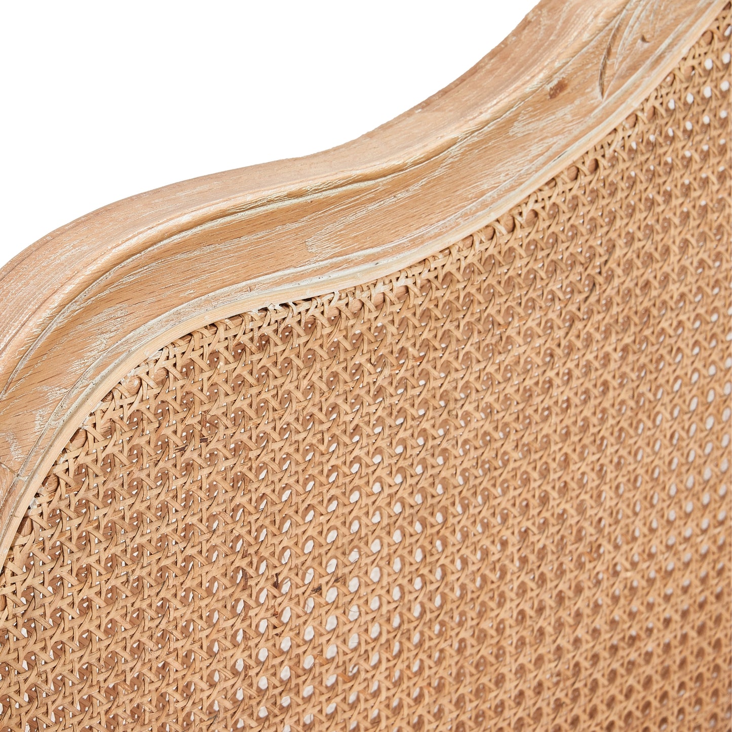 Bali Queen Size Bed Frame Rattan Solid Timber Wood Mattress Base Oak - Cosy Abode