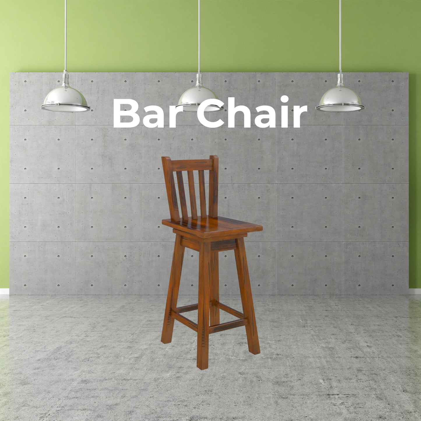 Umber Bar Stools Kitchen Stool Kitchen Counter Seat Solid Pine Wood - Dark Brown - Cosy Abode