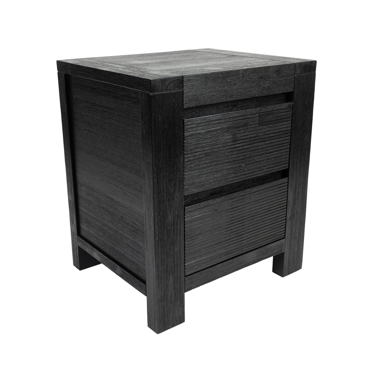 Tofino 5pc Queen Bed Suite Bedside Dresser Bedroom Furniture Package - Black - Cosy Abode