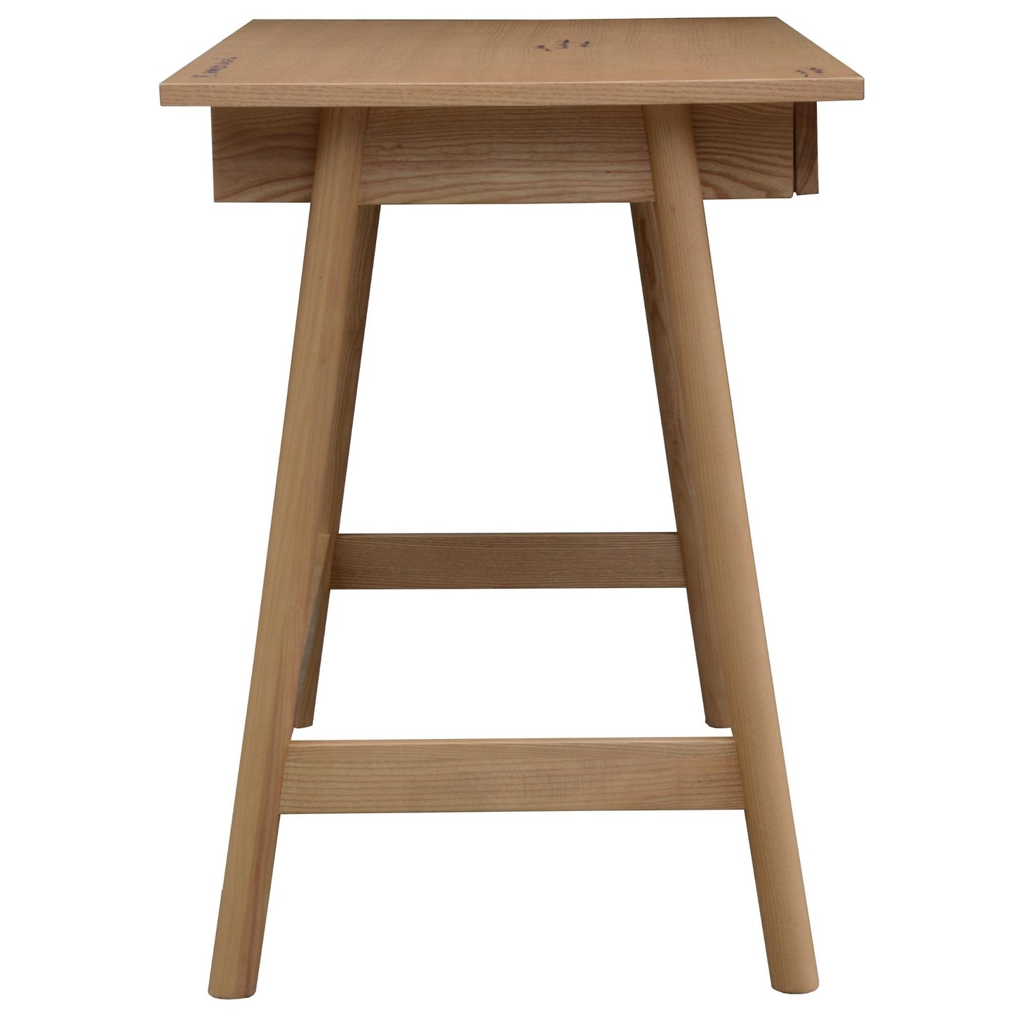 Mindil Office Desk Student Study Table Solid Wooden Timber Frame - Ash Natural - Cosy Abode
