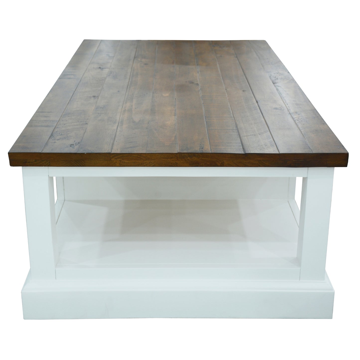 Norah Coffee Table 130cm 2 Drawer Solid Acacia Timber Wood - Cosy Abode