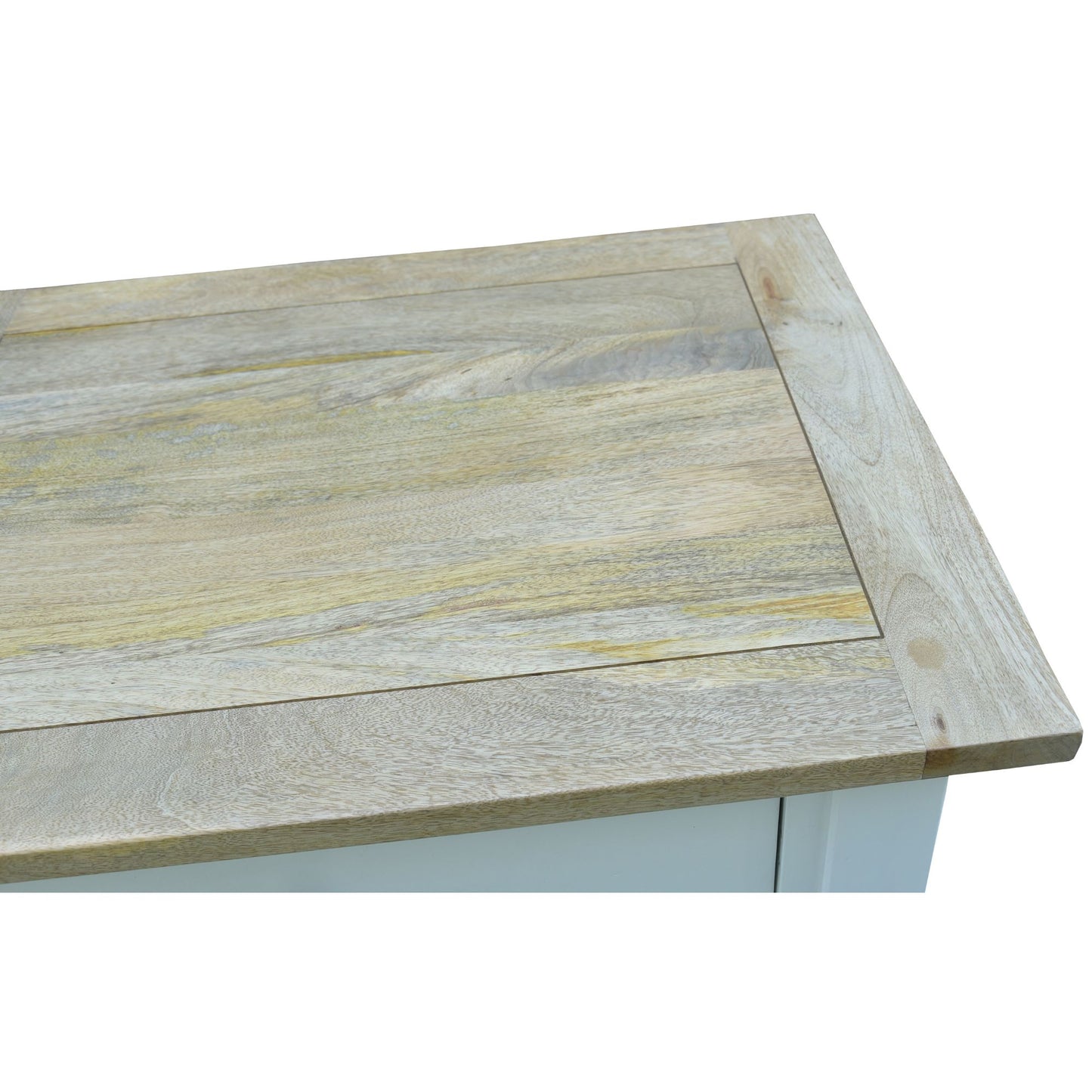 Lavasa Console Table 140cm Entryway Entrance Hallway Solid Mango Wood Farmhouse - Cosy Abode