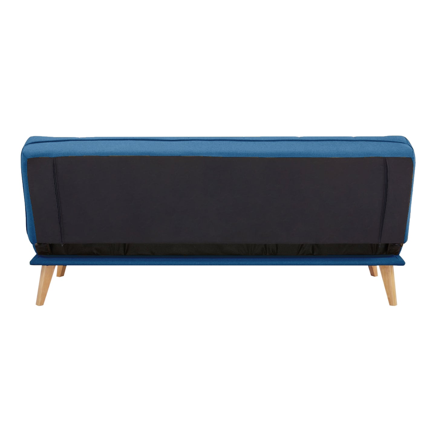 Jovie 3 Seater Sofa Queen Bed Fabric Uplholstered Lounge Couch - Blue - Cosy Abode