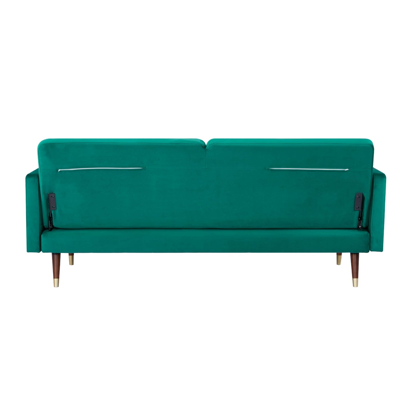 Livia 3 Seater Sofa Bed Fabric Uplholstered Lounge Couch - Green - Cosy Abode