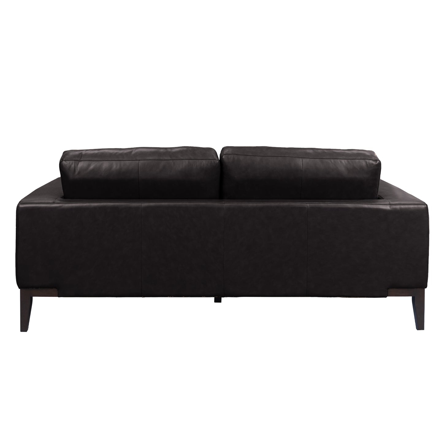 Lorenzo 3 Seater Sofa Leather Upholstered Lounge - Chocolate - Cosy Abode