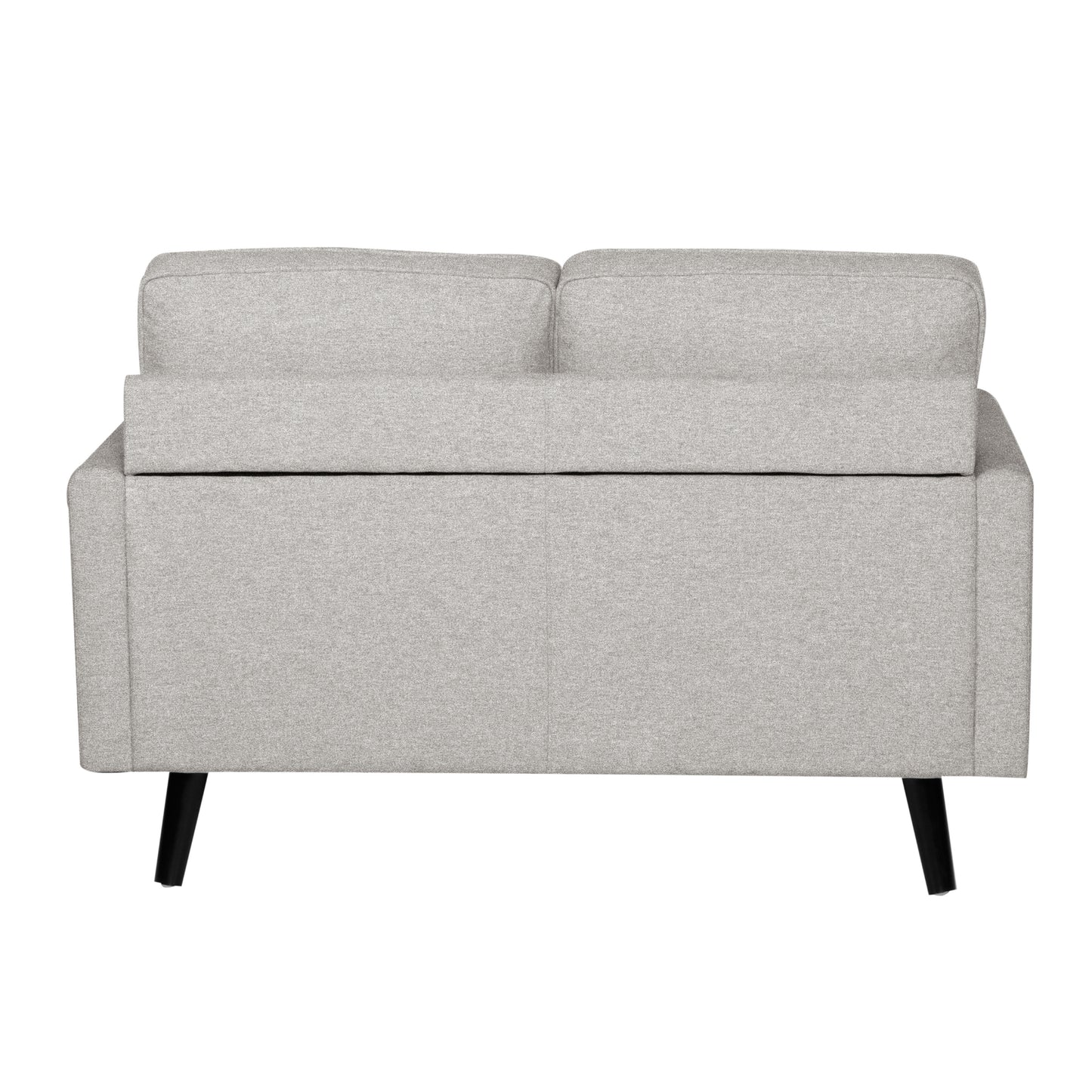 Lexi 2 Seater Sofa Fabric Uplholstered Lounge Couch - Light Grey - Cosy Abode