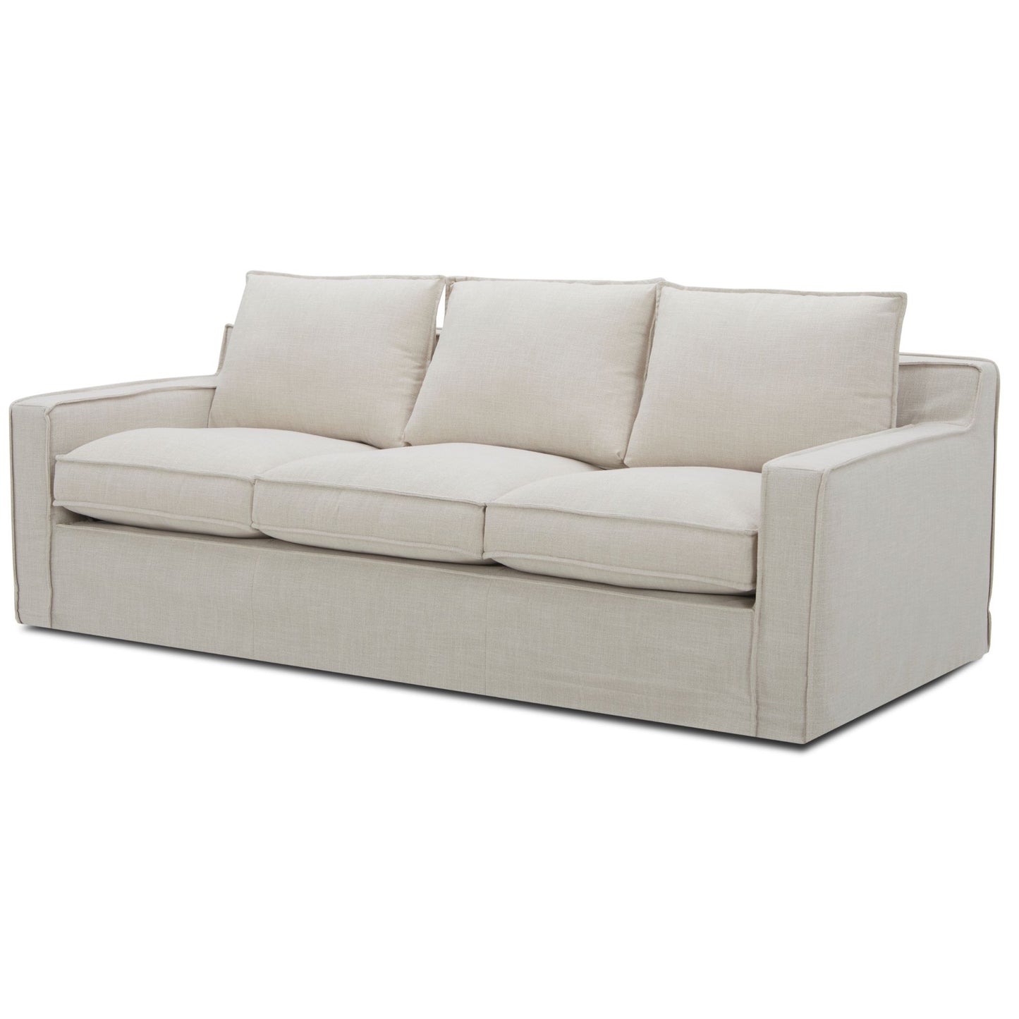 Plushy 2 + 3 Seater Sofa Set Fabric Uplholstered Lounge Couch - Stone - Cosy Abode