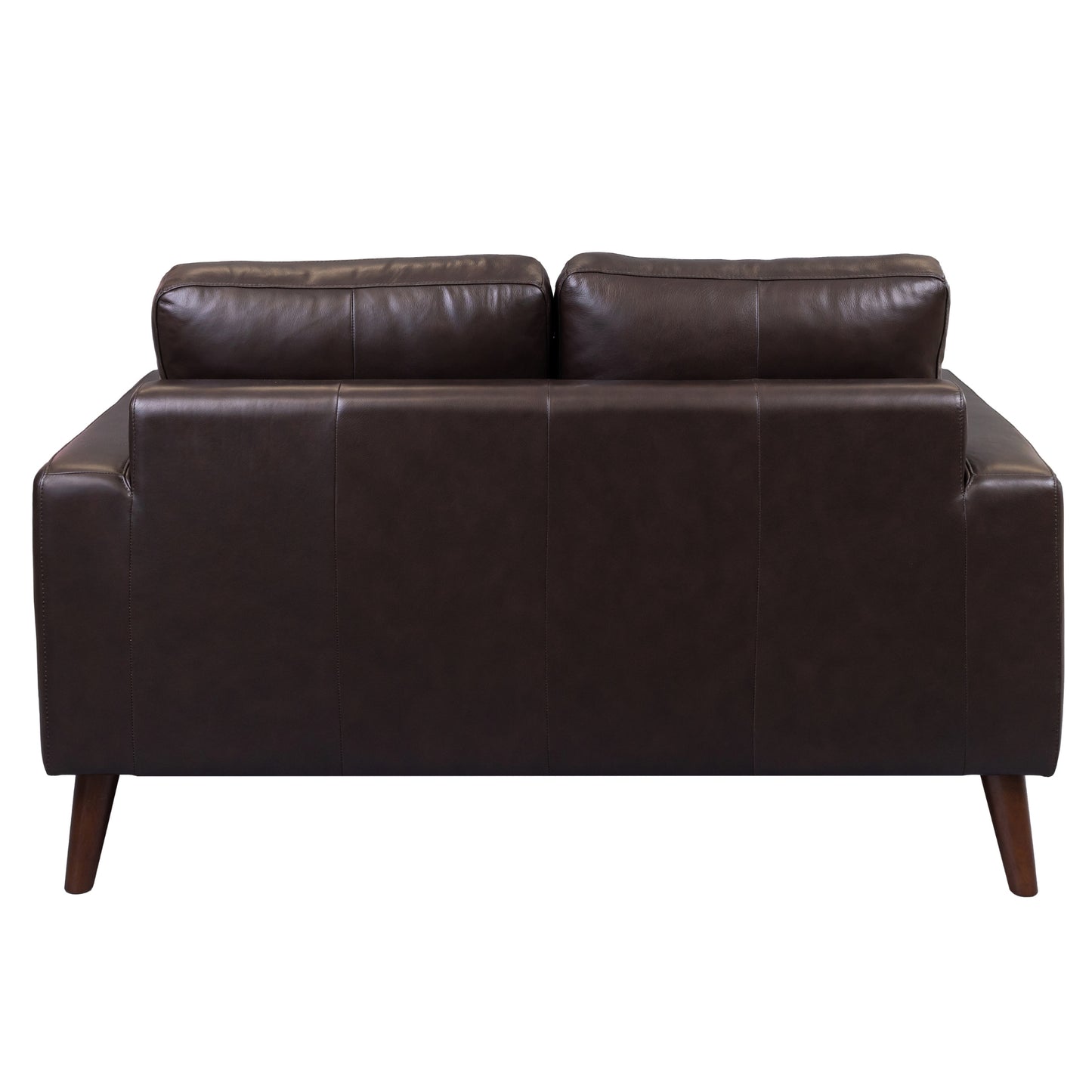Matilda 2 + 3 Seater Sofa Leather Upholstered Lounge Set - Chocolate - Cosy Abode