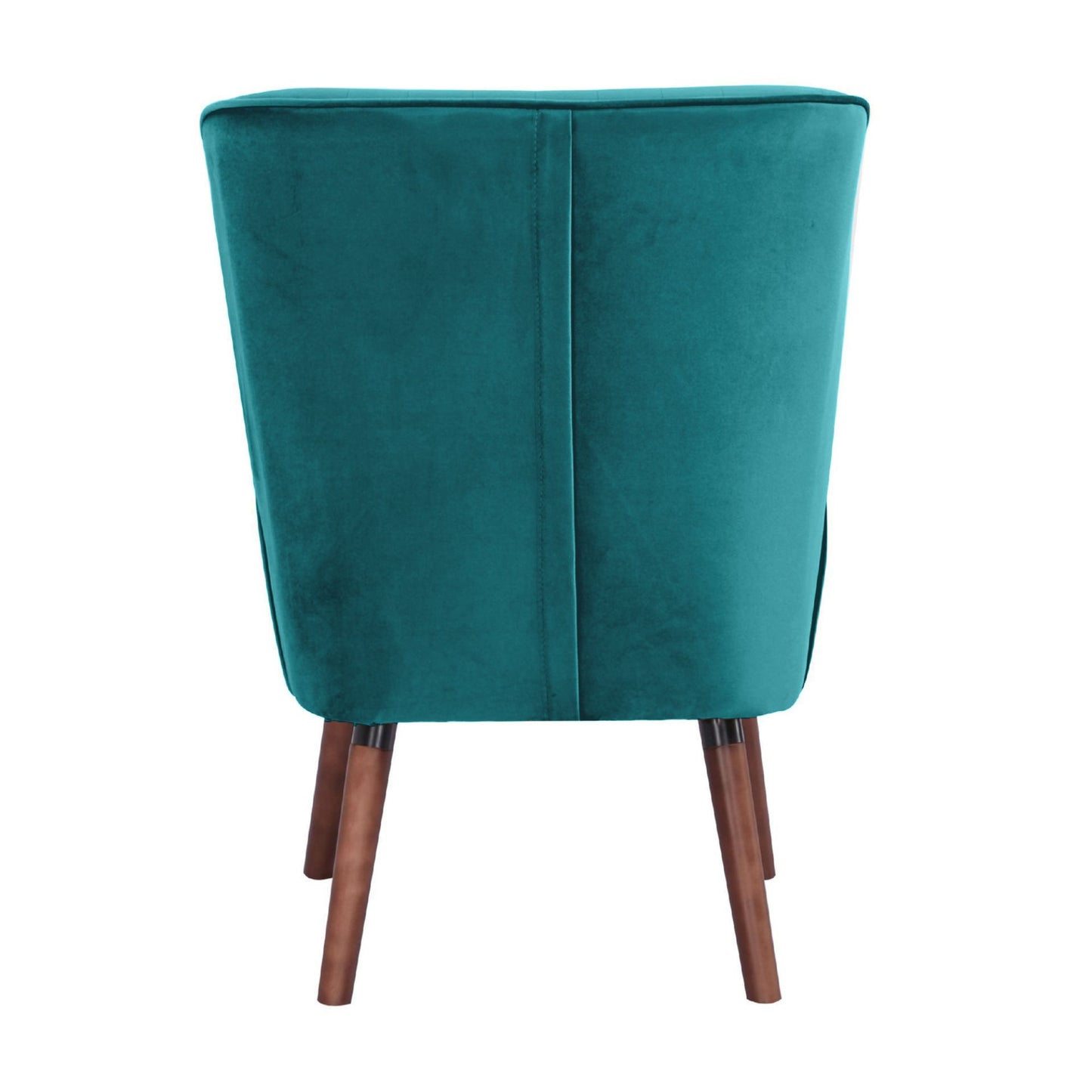 Drew Set of 2 Sofa Accent Chair Fabric Uplholstered Lounge Couch - Mid Blue - Cosy Abode