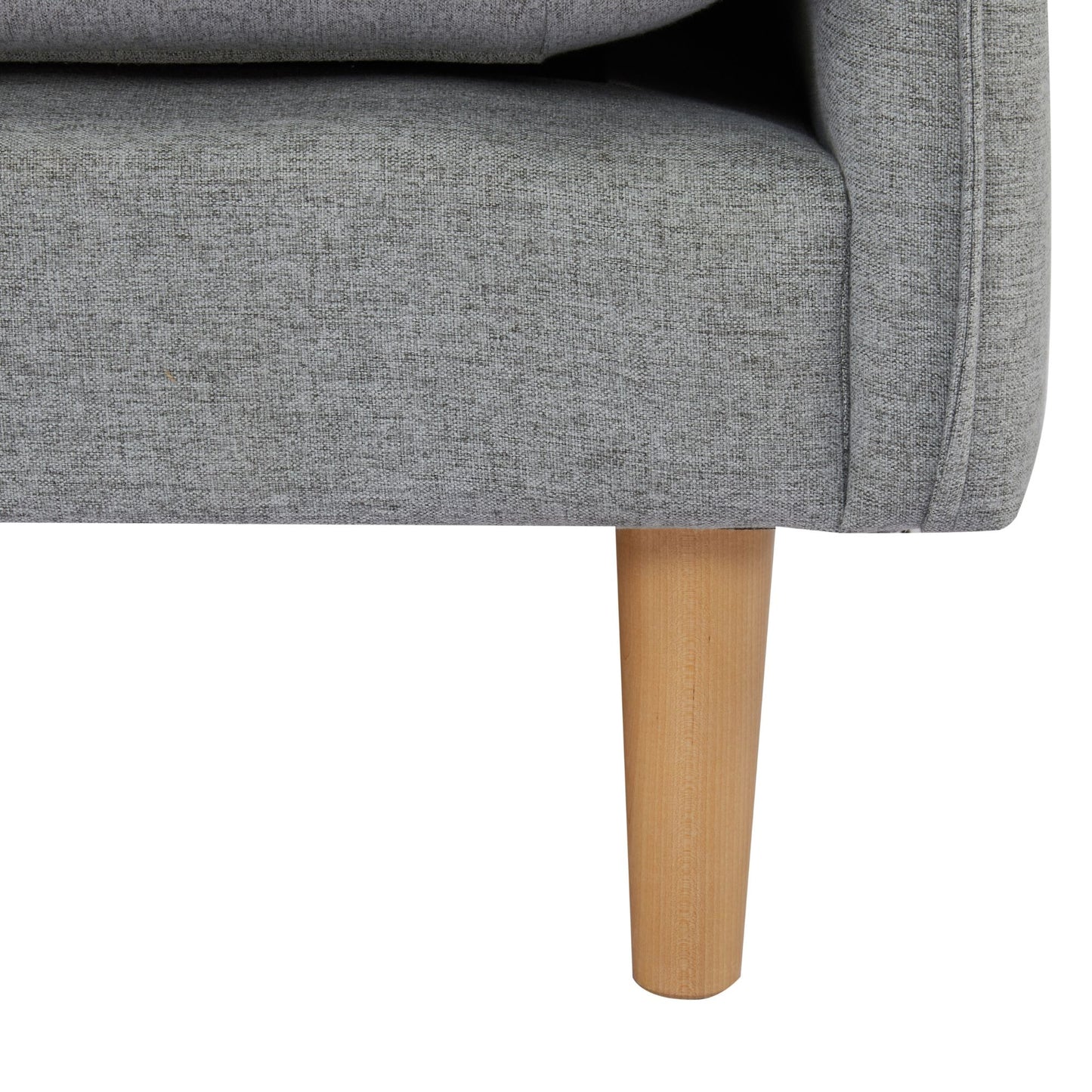 Sinatra 2 Seater Fabric Sofa Lounge Couch Grey - Cosy Abode