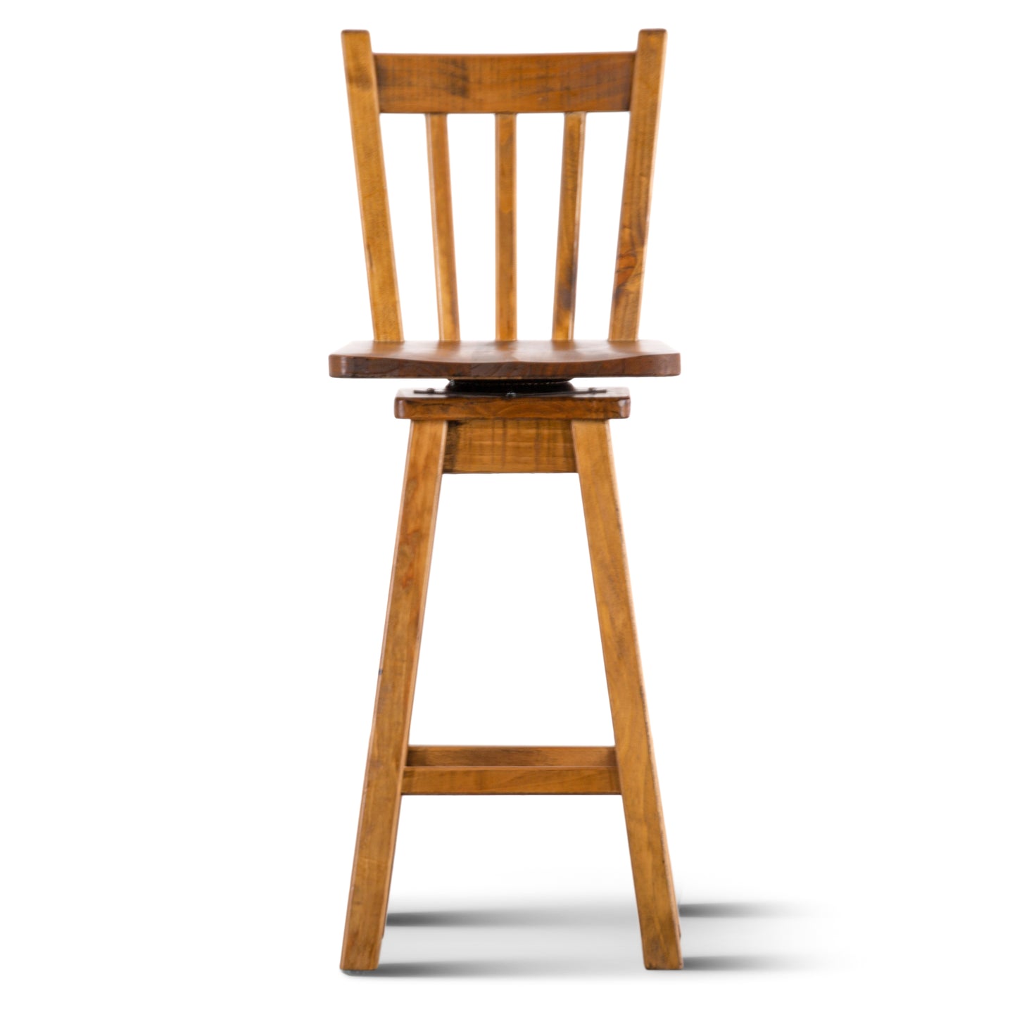 Teasel Bar Chair Stools Barstool Dining Solid Pine Timber Wood - Rustic Oak - Cosy Abode