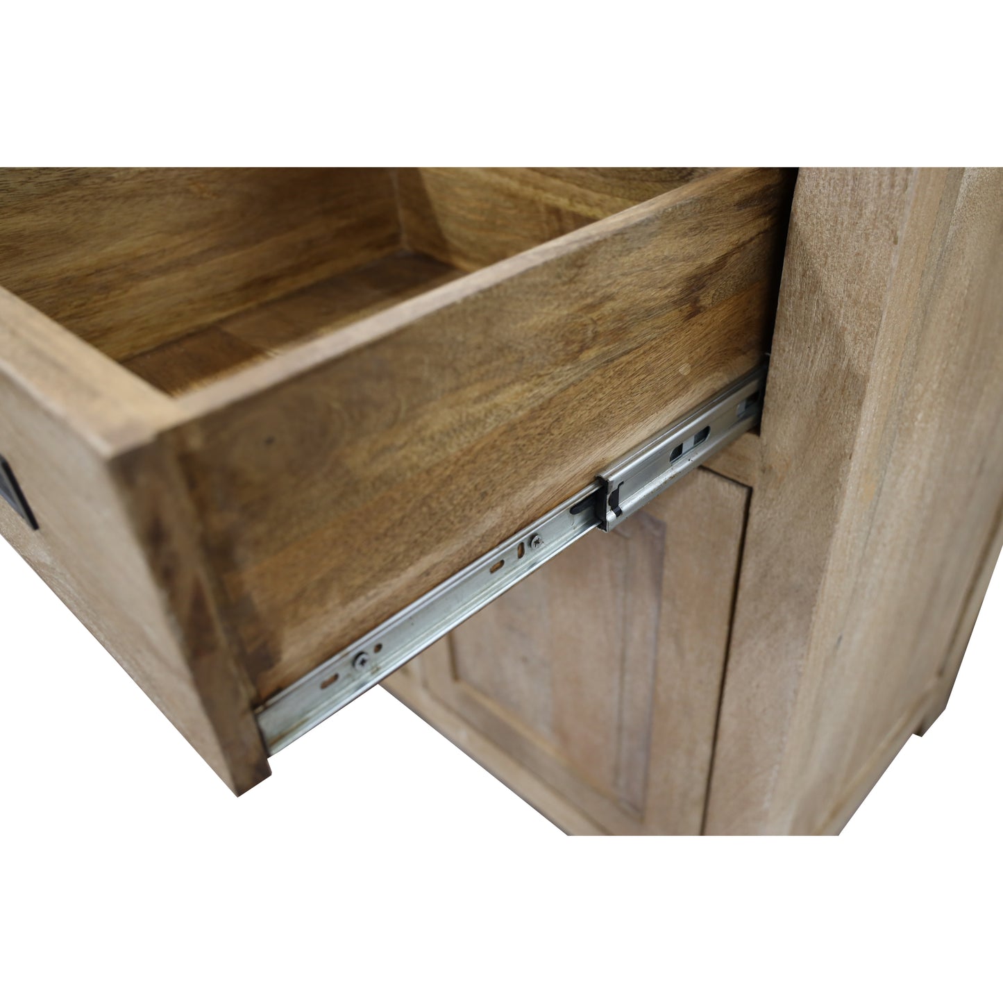 Gloriosa Buffet Table 180cm 4 Door 5 Drawer Solid Mango Timber Wood - Honey Wash - Cosy Abode