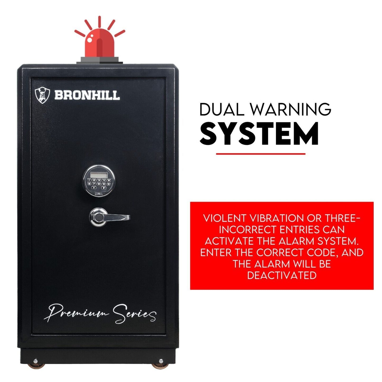 Electronic Digital Safe Box Fire Proof Safe Heavy Duty Key Lock Security 118L - Cosy Abode