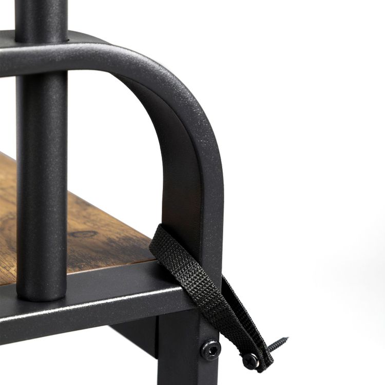 VASAGLE Industrial Coat Rack with Bench for Entryway - Cosy Abode