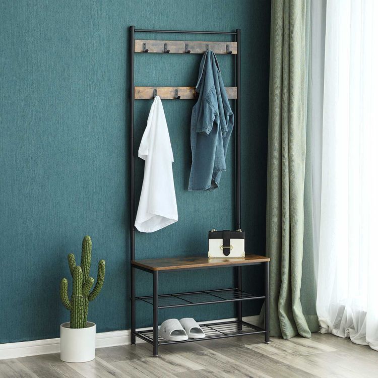 VASAGLE Vintage Entryway Coat Rack - Cosy Abode