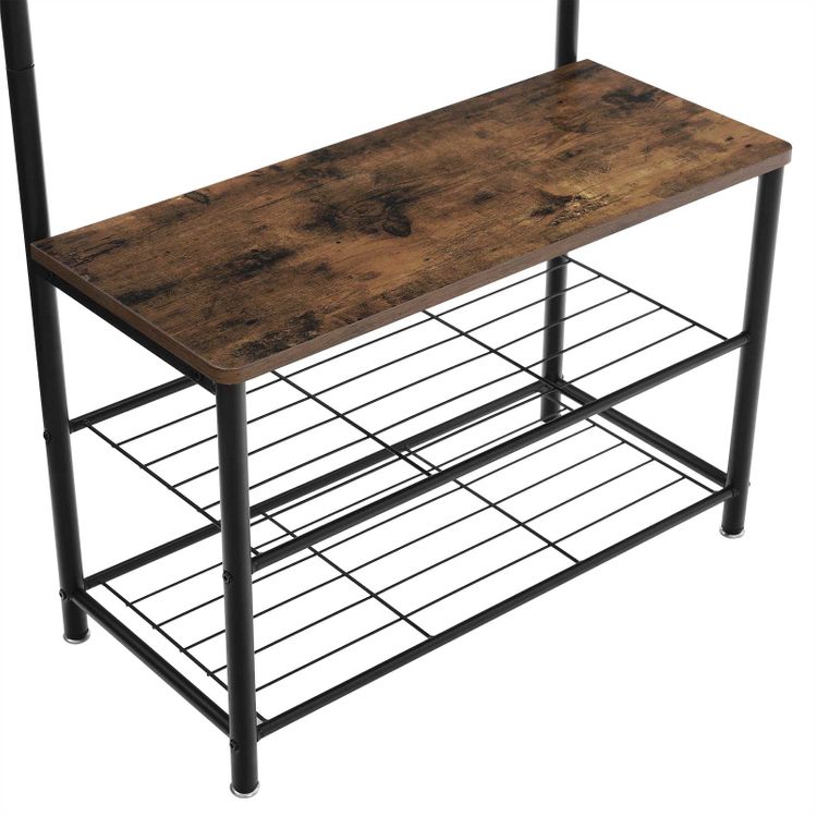 VASAGLE Vintage Entryway Coat Rack - Cosy Abode