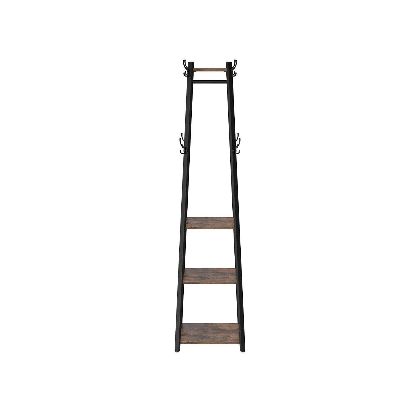 VASAGLE Coat Rack with 3 Shelves - Cosy Abode