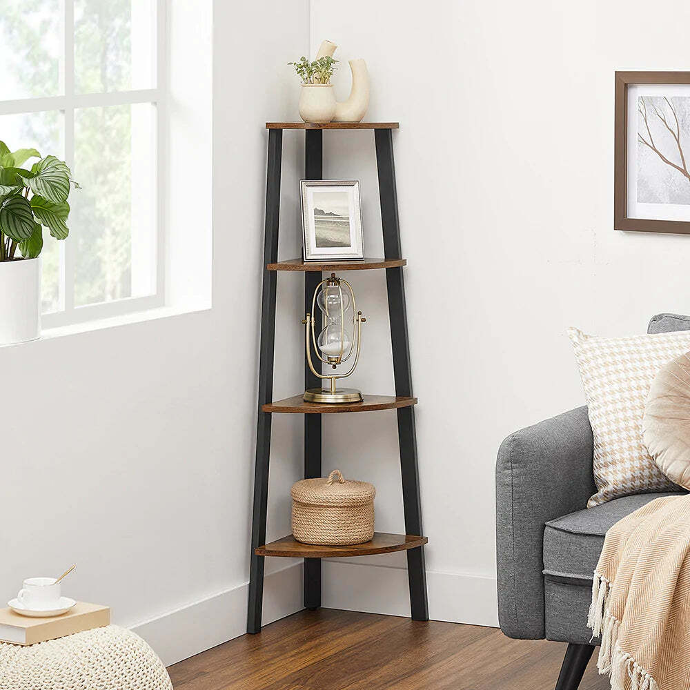 VASAGLE 4 Tier Corner Shelf - Cosy Abode