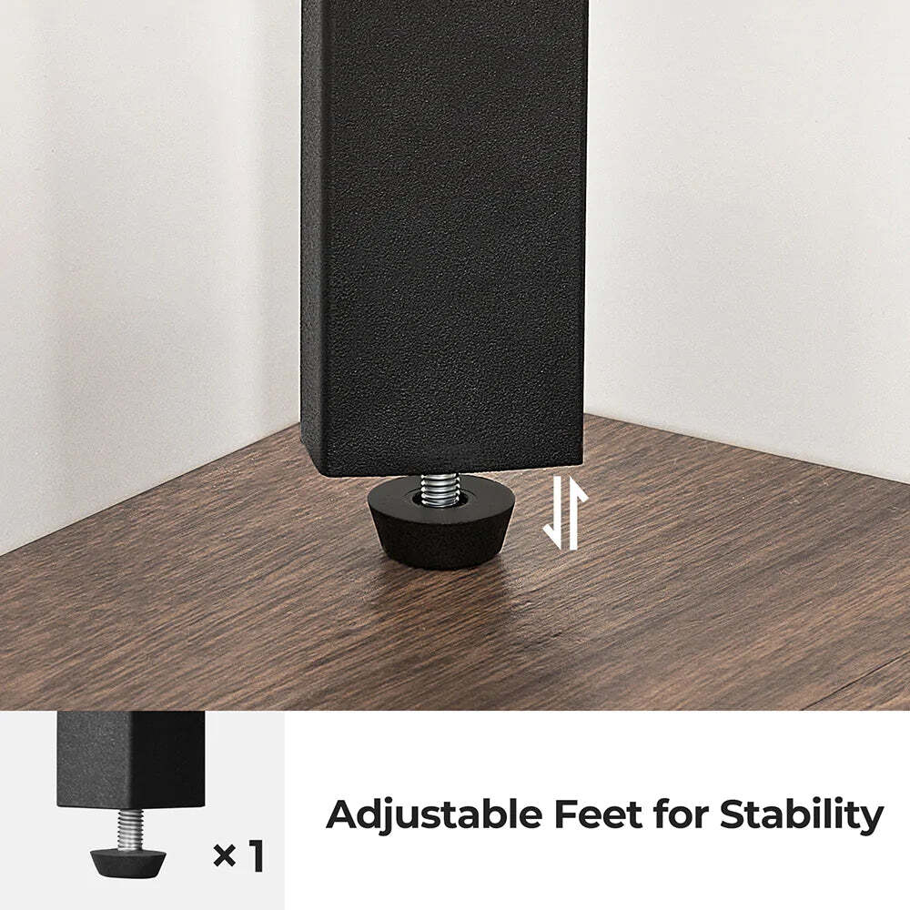 VASAGLE 4 Tier Corner Shelf - Cosy Abode