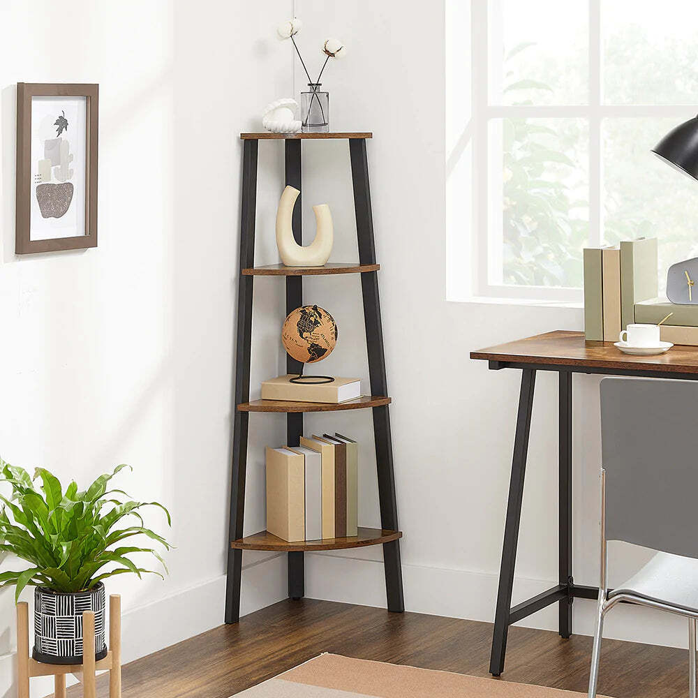 VASAGLE 4 Tier Corner Shelf - Cosy Abode