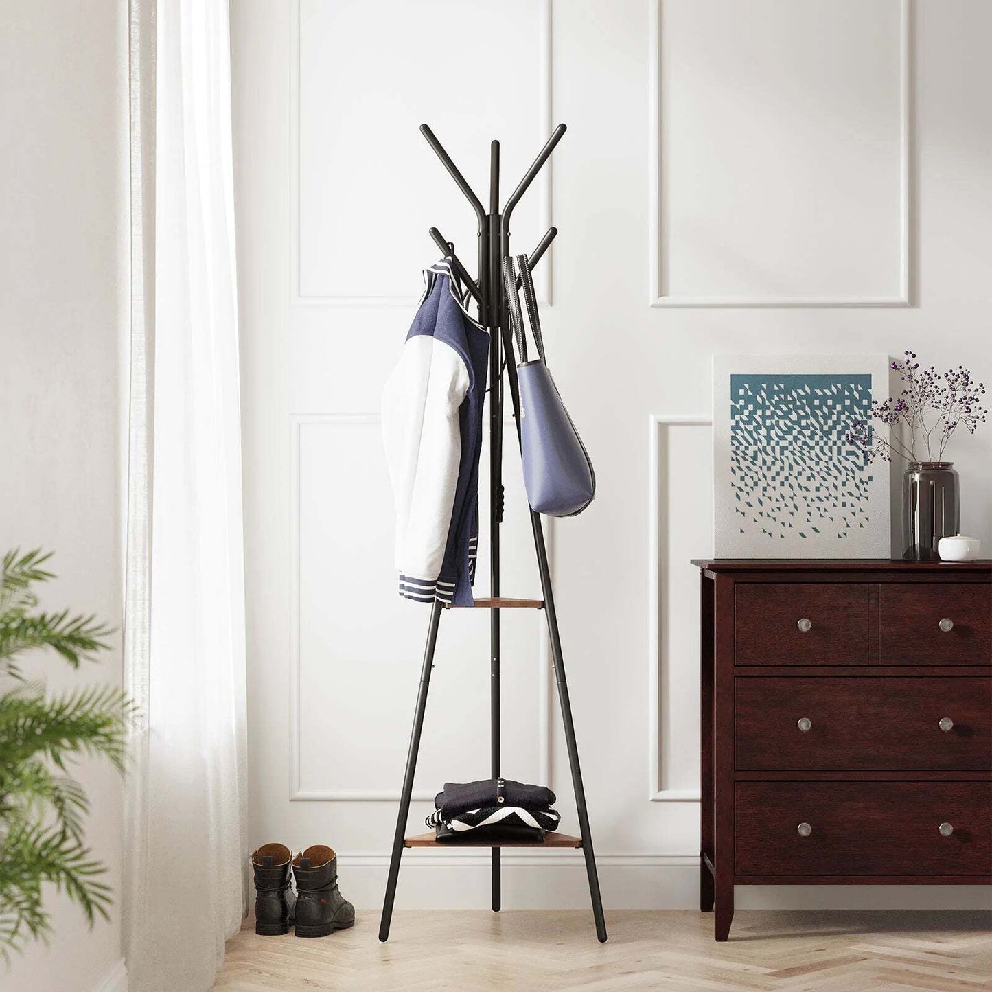 VASAGLE Coat Rack Freestanding 179 cm - Cosy Abode